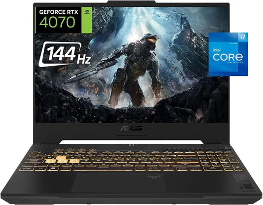 ASUS TUF F15 Military Grade Gaming Laptop |  Intel® Core™ I7-13620H  | RAM 16GB DDR5 | 512GB NVMe SSD | NVIDIA GeForce RTX 4070 | 15.6-Inch, FHD 144hz Display | Mecha Gray