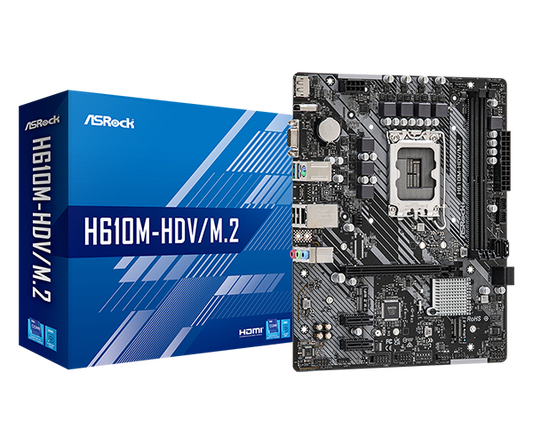 ASROCK MB H610M-HDV/M,2 LGA 1700