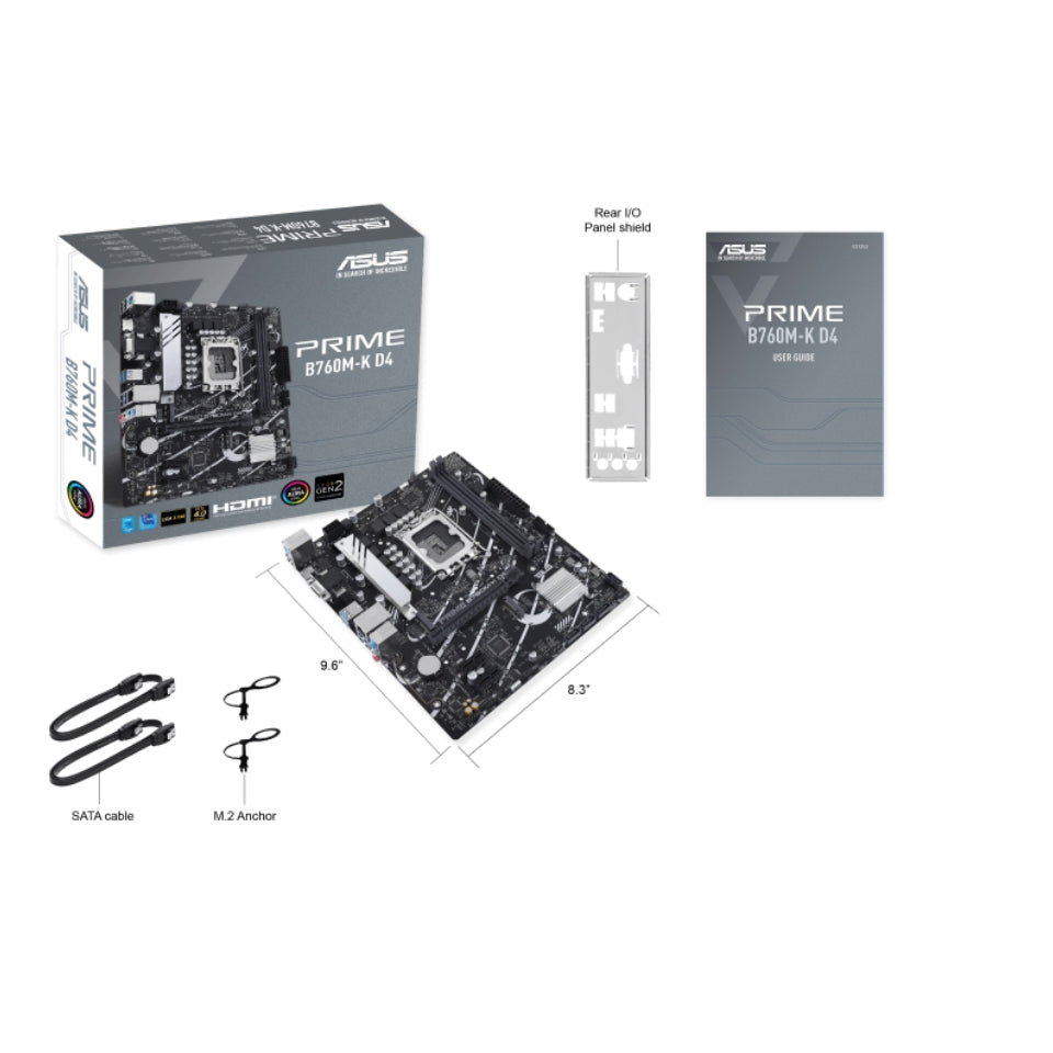 ASUS PRIME B760M-K D4 DDR4 MOTHERBOARD