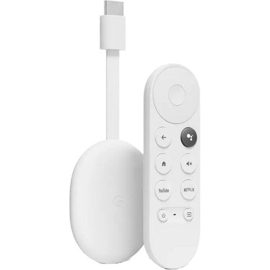 Chromecast  Google TV With REMOTE (HD) – WHITE